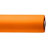 Nappe Airlaid non tissée aspect tissu - Nappe intissée - Nappe jetable - Orange - Rouleau de 1,20 x 15 m