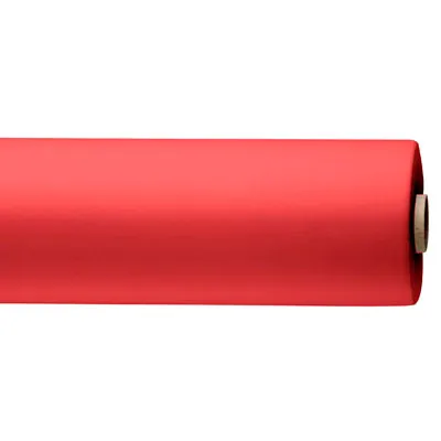 Nappe Airlaid non tissée aspect tissu - Nappe intissée - Nappe jetable - Rouge - Rouleau de 1,20 x 15 m - Nappes papier, Nappes jetables