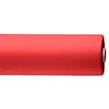 Nappe Airlaid non tissée aspect tissu - Nappe intissée - Nappe jetable - Rouge - Rouleau de 1,20 x 15 m