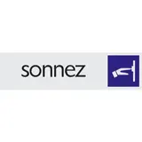 Plaque alu Sonnez - Plaques adhésives Alu