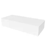 Podium vitrine blanc 120 x 50 x 25 cm - Socle vitrine - Podium de présentation magasin - Podiums de présentation, Présentoirs 3 niveaux