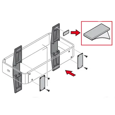 Pieds supports - Dévidoirs papiers cadeaux et bolducs-2
