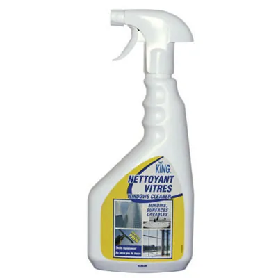 Nettoyant vitres et surfaces King - Nettoyant vitre pro - Spray 750 ml - Produits vitres, Nettoyants vitres
