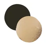 Rond carton double face Or / Noir ø 28 cm - Rond pâtisserie - Support gâteau - Paquet de 100 - Semelles gâteaux, Supports gâteaux