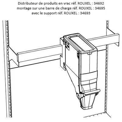 Distributeur vrac à gravité 12,5 Litres - Distributeurs de vrac-2