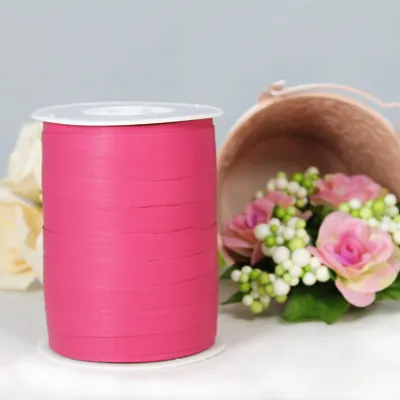 Bolduc mat rose framboise 10 mm x 250 m polypropylène – Ruban cadeau – Gamme Dune - Bolducs unis-2
