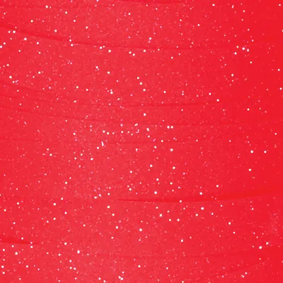 Bolduc rouge pailleté 10 mm x 100 m « Broadway Rochetti » polypropylène – Ruban cadeau pailleté rouge frisable - Bolducs unis-2