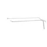 Broche simple avec tige T pour présentoir grille L 20 cm x ø 4 mm Métal blanc - Lot de 10 - Broches et Bras pour grilles