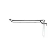 Broche double pour présentoir grille L 20 cm x ø 4 mm Métal chromé - Crochet double - Lot de 10 - Broches et Bras pour grilles