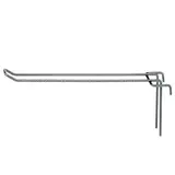 Broche double pour présentoir grille L 30 cm x ø 4 mm Métal gris martelé - Crochet double - Lot de 10 - Broches et Bras pour grilles