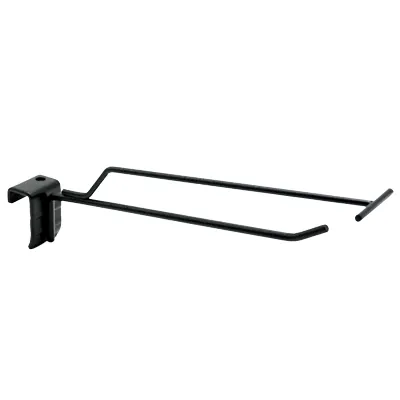 Broche simple pour barre de charge avec tige porte-étiquette 20 cm - Tige simple - Métal - Noir - Lot de 10 - Broches pour barre de charge