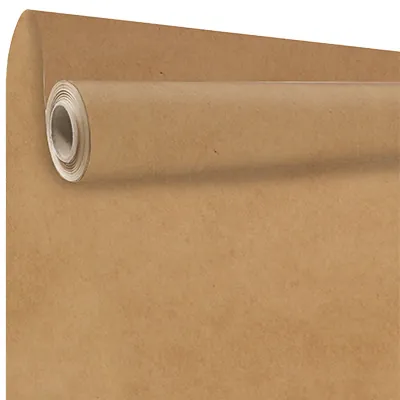 Papier cadeau kraft brun 70 cm x 100 m 60 g/m² - Résistant à l'eau – le rouleau - Papiers cadeaux kraft, Papiers cadeaux unis