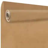 Papier cadeau kraft brun 70 cm x 100 m 60 g/m² - Résistant à l'eau – le rouleau - Kraft, carton ondulé
