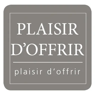 Étiquettes cadeaux adhésives Plaisir d'offrir Gris 35 x 35 mm - Boîte de 500 - Étiquettes cadeaux adhésives
