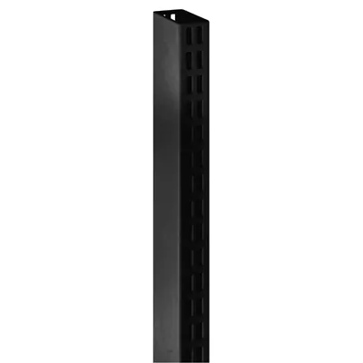 Montant noir sablé H 101 cm - Ligne Store noir Sablé pas de 25 mm