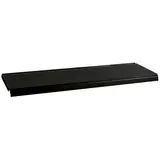 Tablette métallique noir sablé 66,5x20