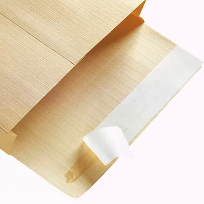 Pochette avec soufflets C4 kraft brun sans fenêtre La Couronne 229 x 324 mm 130g – Paquet de 25 - Pochettes kraft-5