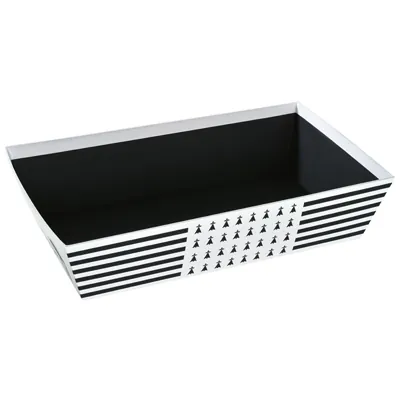 Corbeille carton rectangulaire drapeau breton 33 x 20 x 7,5 cm, paquet de 10 - Corbeilles carton