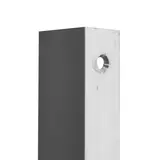 Cornière aluminium pour panneau rainuré L 120 cm gris finition brut - Profils aluminium
