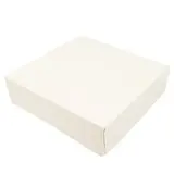 Boite traiteur carton blanc 23 x 23 x 5 cm - Boite plateau traiteur - Boîte pâtissière - Lot de 50 - Boîtes pâtissières, Caissettes pâtissières