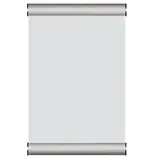 Cadre de porte aluminium A6 - gris - Porte-visuels muraux - à suspendre