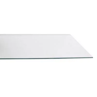 Tablette transparente verre trempé pour rayonnage magasin 80 x 30 cm, ép. 6 mm - Verre clair - Lot de 2 - Tablettes Verre