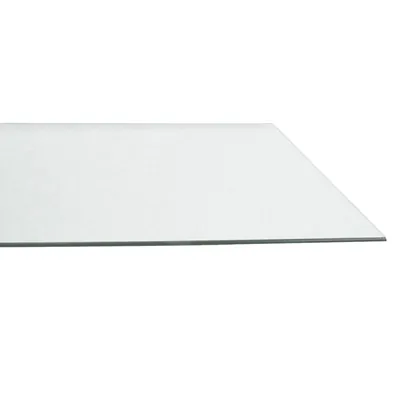 Tablette transparente verre trempé pour rayonnage magasin 100 x 40 cm, ép. 8 mm - Lot de 2 - Tablettes Verre