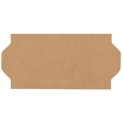 Étiquette kraft brun 26 x 12 mm adhésive pour étiqueteuse - 10 rouleaux de 1500 - Étiquettes pour étiqueteuses