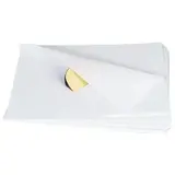 Papier ingraissable alimentaire 32 x 50 cm Blanc neutre - Papier paraffiné - Carton de 10kg