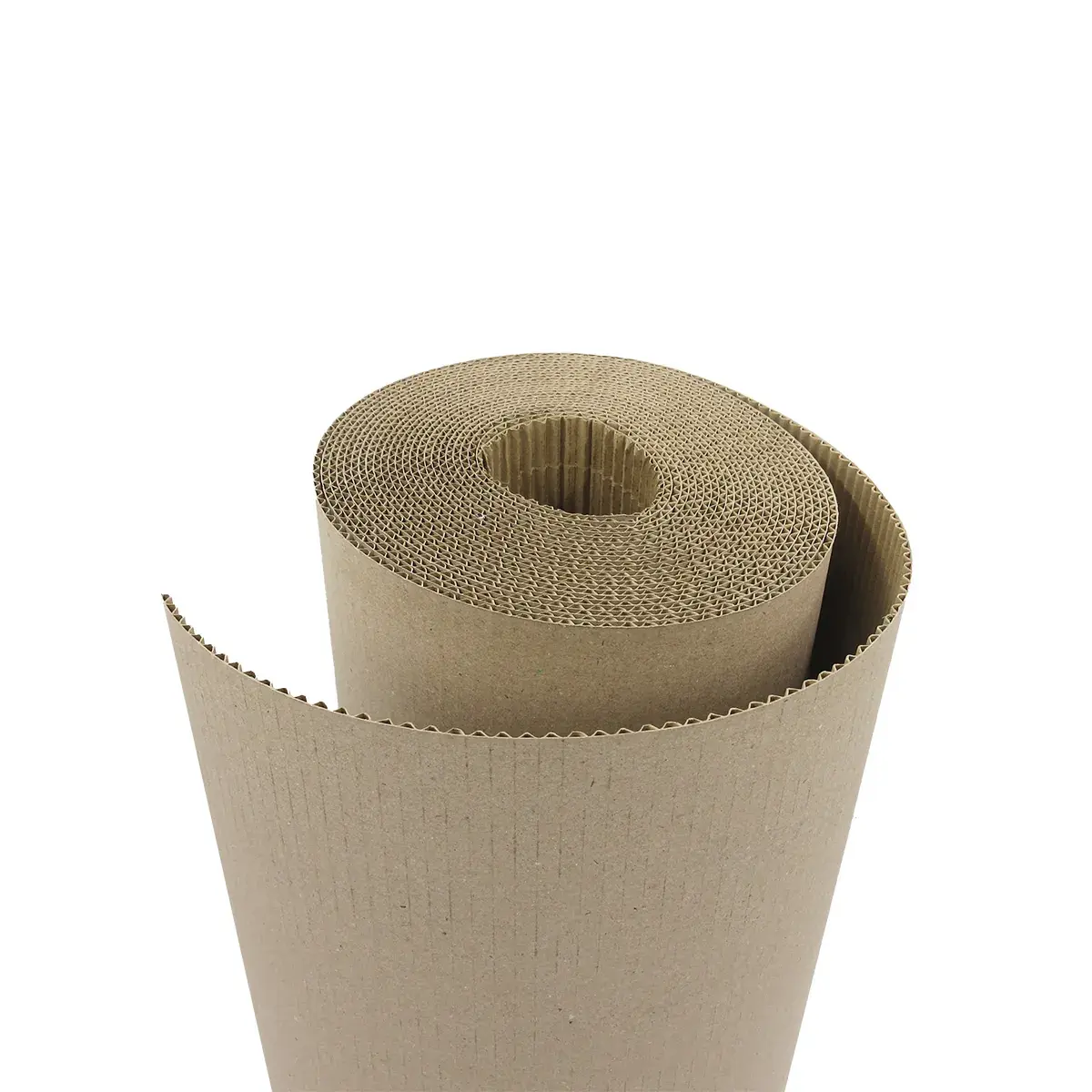 Carton ondulé simple face 350 g/m² – Brun - Rouleau de 100 cm x 50 m - Kraft, carton ondulé-2