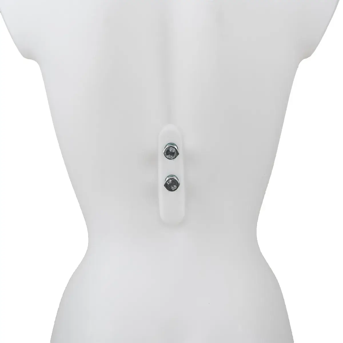 Buste femme plastique H 82 cm - Torse femme plastique - Blanc - Bustes mannequins femmes-4