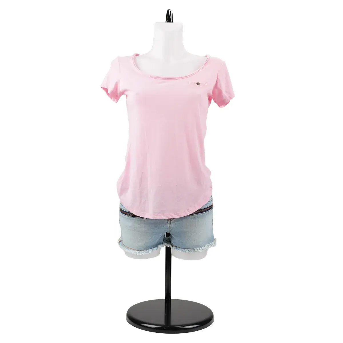 Buste femme plastique H 82 cm - Torse femme plastique - Blanc - Bustes mannequins femmes-7