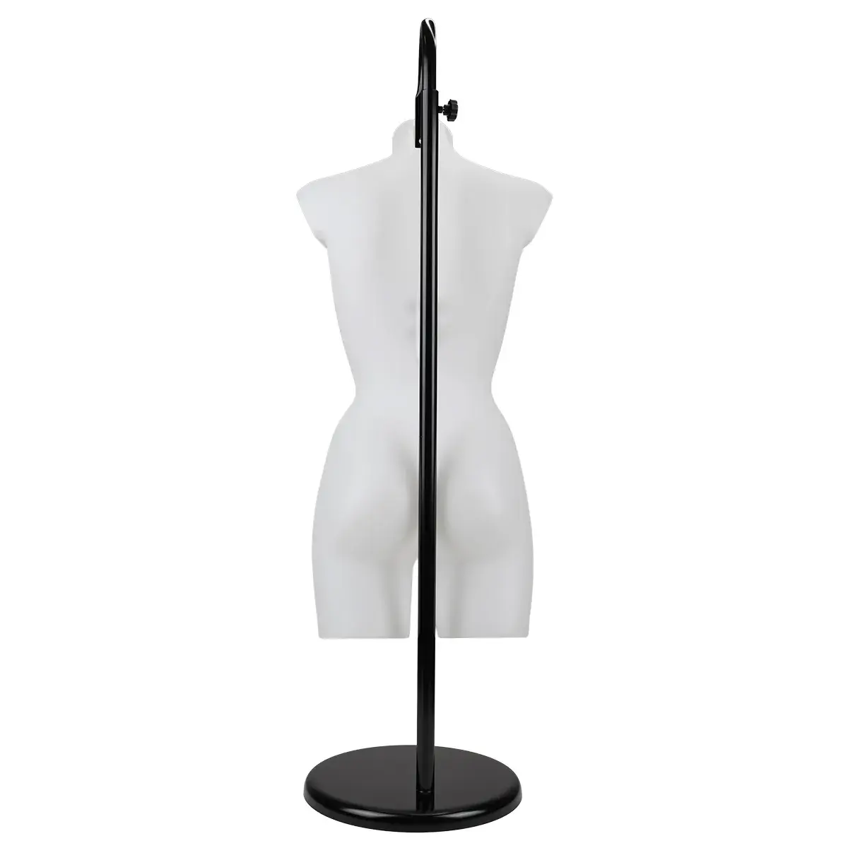 Buste femme plastique H 82 cm - Torse femme plastique - Blanc - Bustes mannequins femmes-11