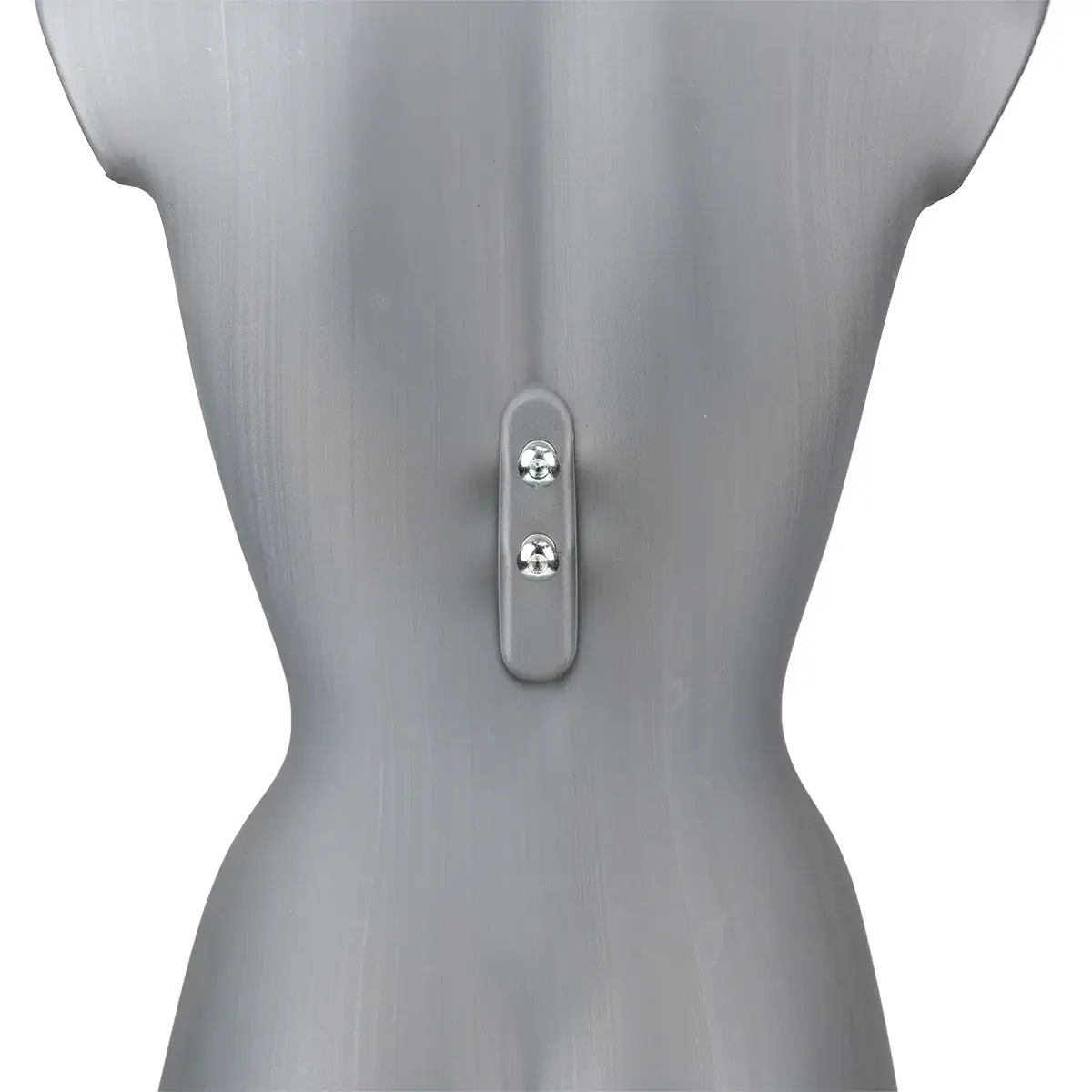 Buste femme plastique H 82 cm - Torse femme plastique - Gris - Bustes mannequins femmes-4