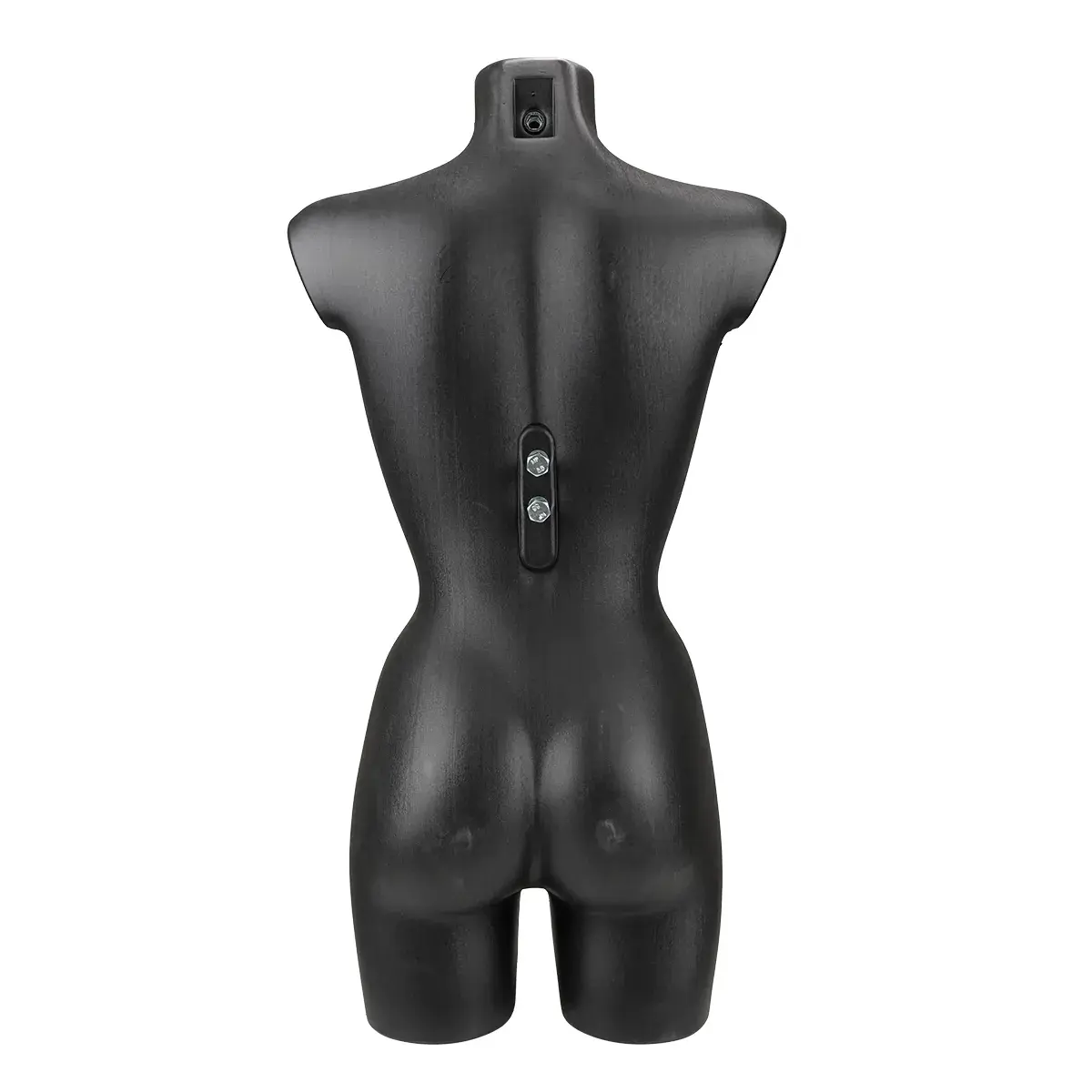 Buste femme plastique H 82 cm - Torse femme plastique - Noir - Bustes mannequins femmes-3