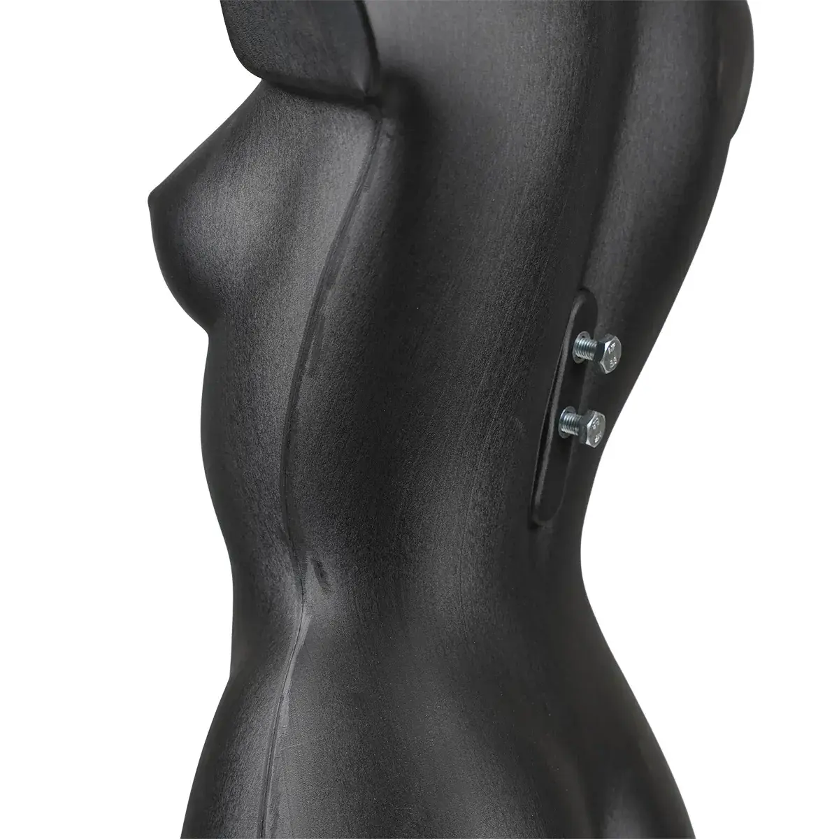 Buste femme plastique H 82 cm - Torse femme plastique - Noir - Bustes mannequins femmes-5