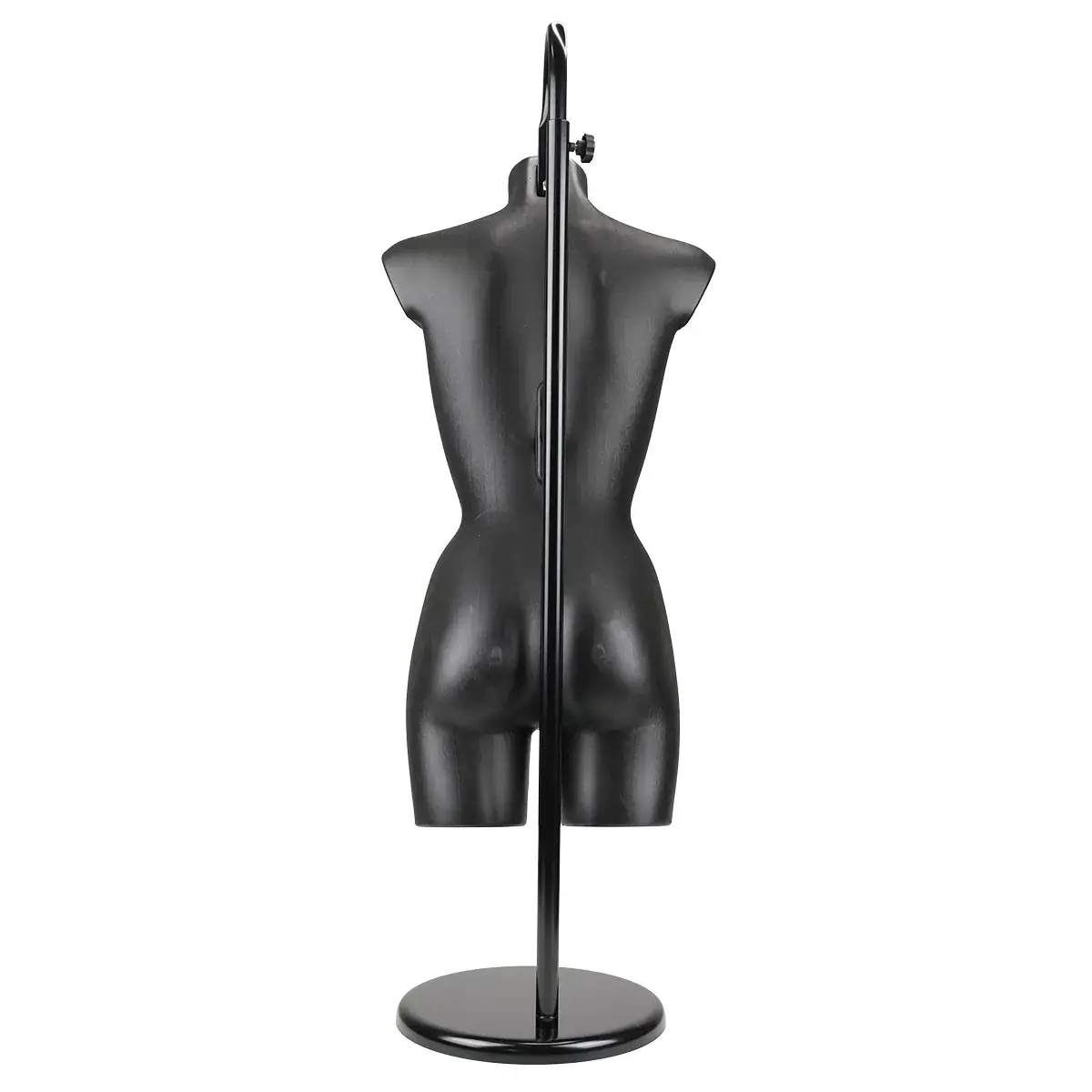Buste femme plastique H 82 cm - Torse femme plastique - Noir - Bustes mannequins femmes-10
