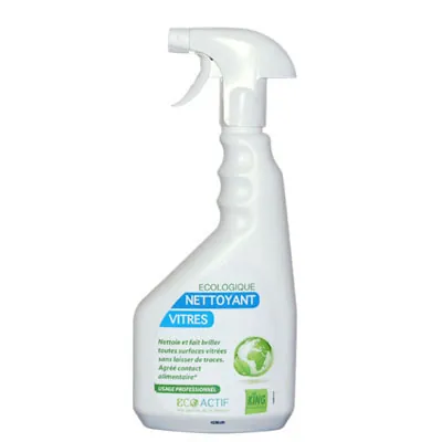 Nettoyant vitres écologique King - Nettoyant vitre pro - Spray 750 ml - Produits vitres, Nettoyants vitres