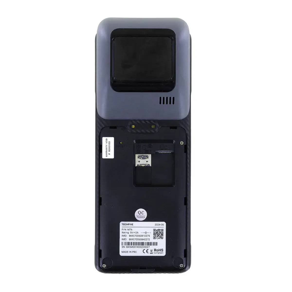 Caisse enregistreuse tactile portable Techfive ECR-76 avec imprimante – tout-en-un mobile - Encaissement mobile-5