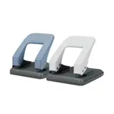 Perforateur 2 trous capacité 35 feuilles ø 6 mm entraxe 8 cm métal Deli – Bleu / Gris - Perforateurs