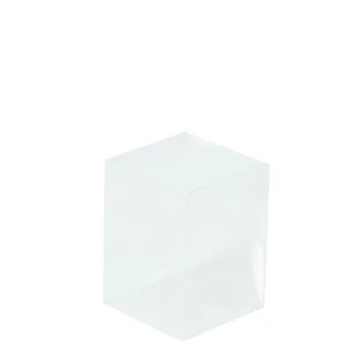 Ballotin transparent 8 x 8 x 11 cm PVC - Boîte à bonbons transparente - Lot de 10 - Ballotins chocolats vides