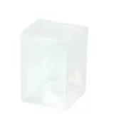 Ballotin transparent 10 x 10 x 14 cm PVC - Boîte à bonbons transparente - Lot de 10 - Ballotins chocolats vides