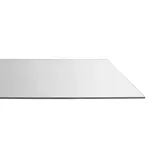 Tablette transparente verre trempé pour rayonnage magasin 120 x 60 cm, ép. 8 mm - Verre clair - Lot de 2 - Tablettes Verre