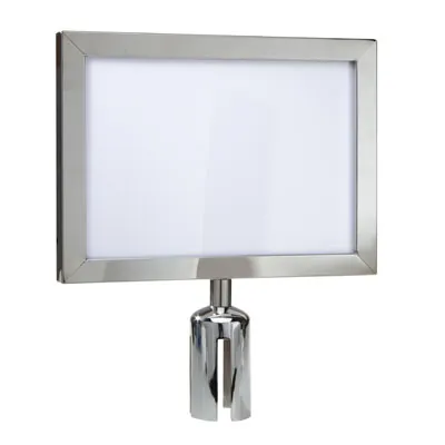 Porte-affiche A4 pour poteau de balisage - Poteaux de guidage, Guidage mobile