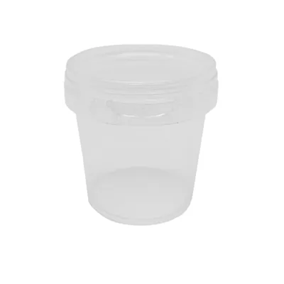 Pot inviolable plastique 150 ml - Pot à sauce micro-ondable - Lot de 25 - Pots à sauce, Verrines jetables