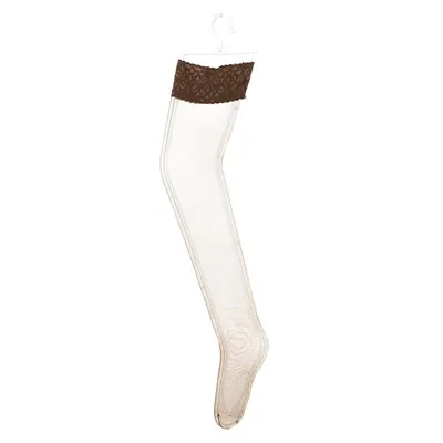 Cintre jambe mannequin femme plastique H 90 cm - Cintre lingerie, collants et bas - Transparent - Jambes et pieds-2