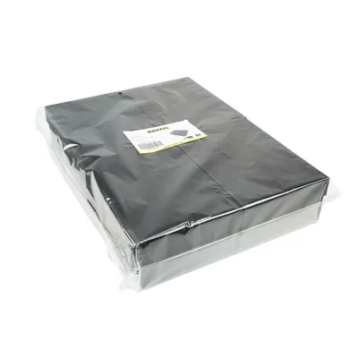 Boîte cadeau noire carton kraft 15 x 21 x 8 cm - Paquet de 4 - Boites cloches-5