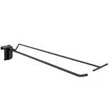 Broche simple pour barre de charge avec tige porte-étiquette 40 cm - Tige simple - Métal - Noir - Lot de 10 - Broches pour barre de charge