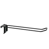 Broche double pour barre de charge 20 cm - Tige double - Métal - Noir - Lot de 10