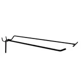 Tiges simples noir sablé - L 30 cm - avec tige pour porte-étiquette - Accessoires fonds perforés